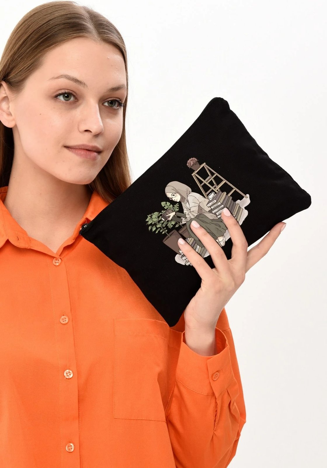 Çantë make-up Zoozie Bags, e zezë, 25x18cm