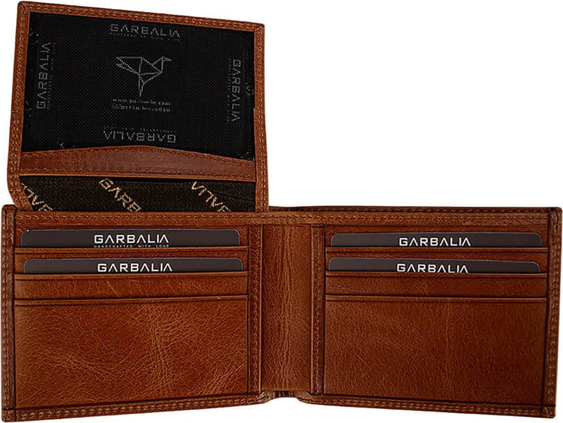 Portofol për burra, Zoozie Bags, Kevin Crazy, ngjyrë kafe e hapur (tan)