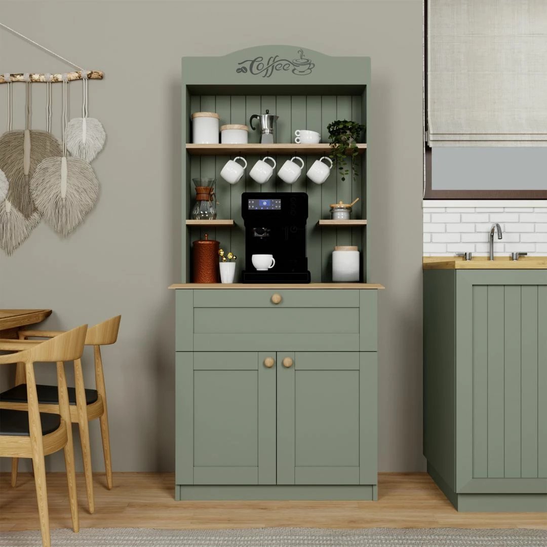 Stendë kafeje Skye Decor, Lucas 1600-94, ngjyrë e gjelbër