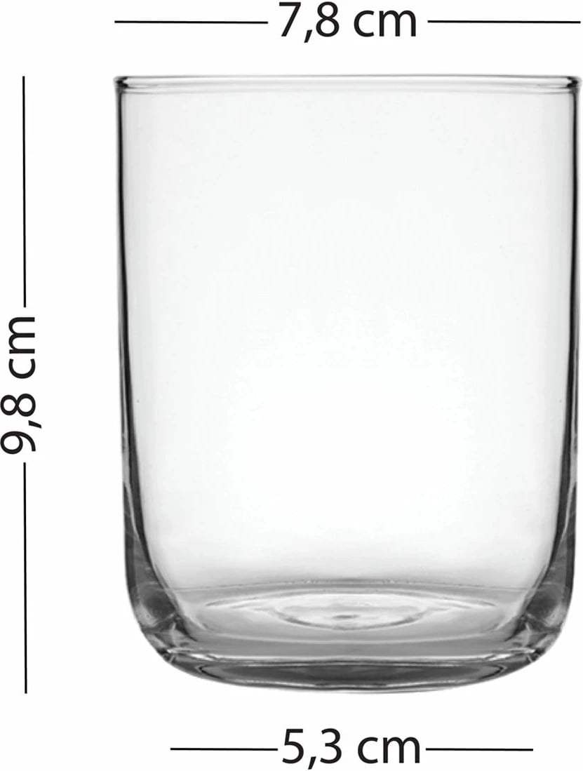 Set gotash prej qelqi (4 copë), Hermia Concept, Bliss 350