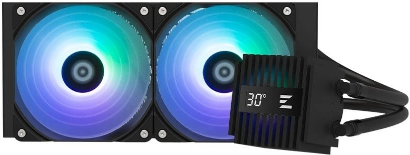 Ftohës me ujë për procesor Zalman ALPHA2 A24, 240 mm, ARGB, i zi