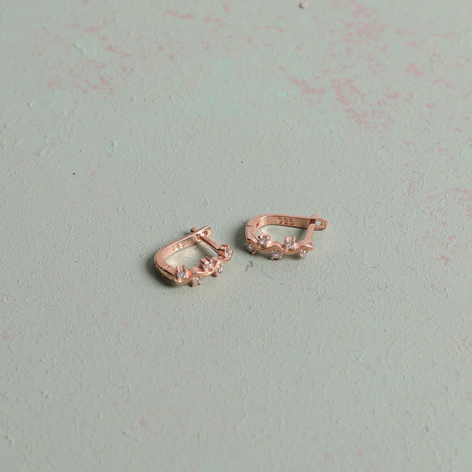 Vathë argjendi ngjyrë rozë gold, Jumeon, 11428ROS