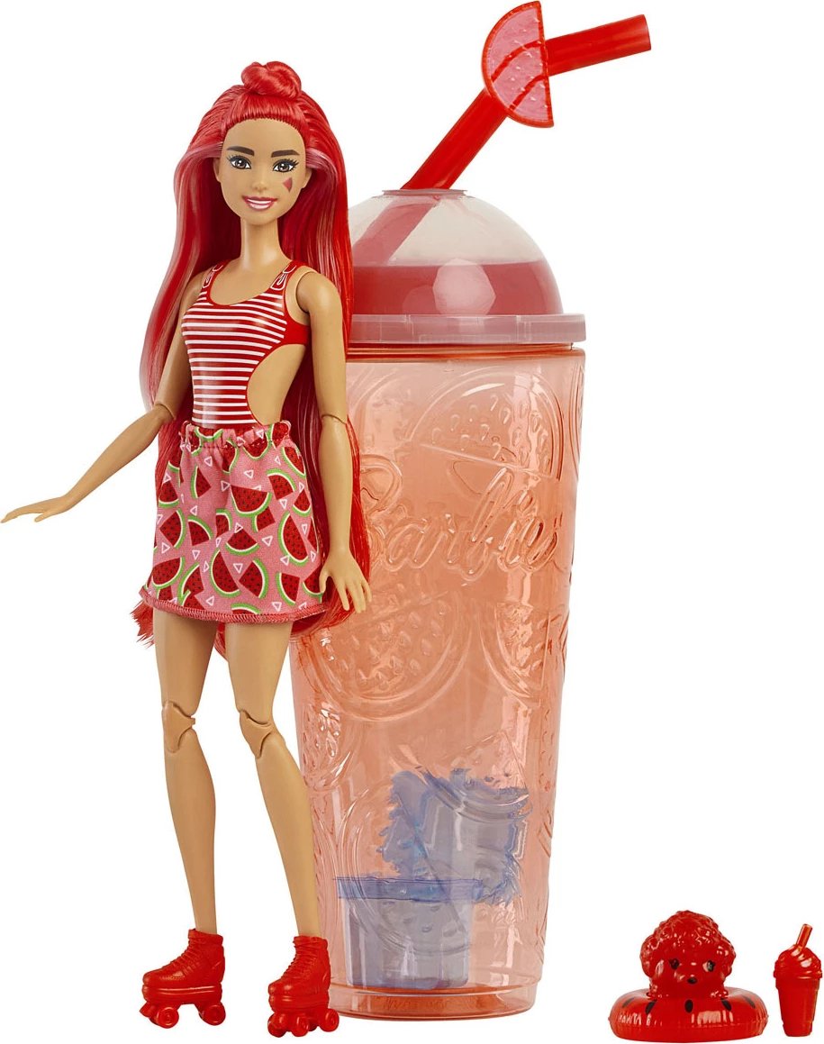 Barbie Pop Reveal Fruit Series - Watermelon Crush Scented Doll & Surprises