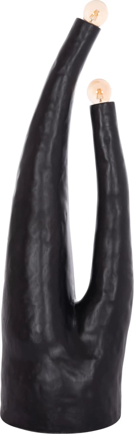 Llambë dyshemeje dekorative TUSKEN, fibër-cement, e zezë, FH4702.01, 50x43x145cm