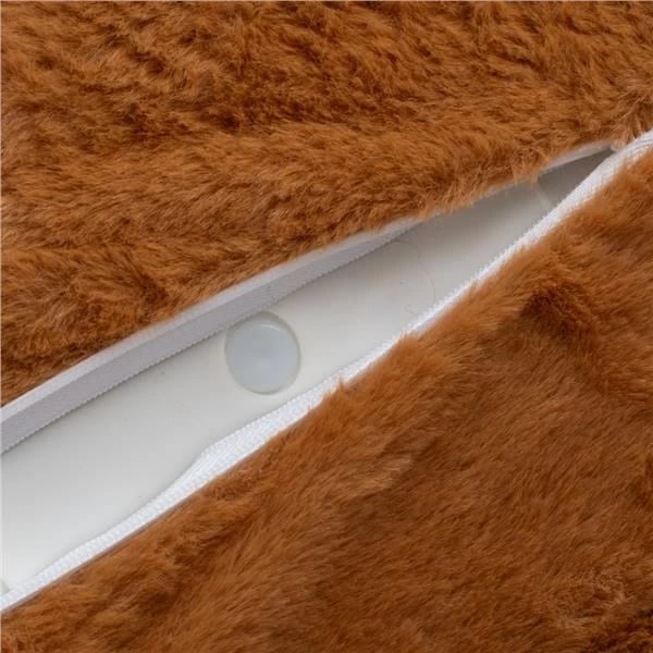 kalë kërcyes pelush me fryrje, Baby Mix, Brown Horse, me modul tingulli, set me pompë dhe bateri, ngarkesë max 80 kg, kafe