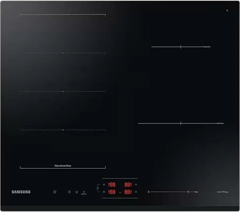 Pllakë gatimi me induksion, Samsung, NZ64B6056GK/U2, 7.4 kW, Flex Zone Plus, Wi‑Fi, e zezë
