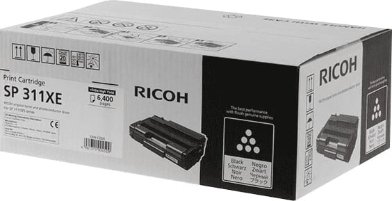Toner, Ricoh, SP 311XE / 821242, rendiment 6400 faqe, XXL, i zi