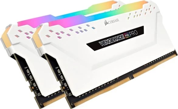 RAM memorie Corsair Vengeance RGB Pro White, 16GB RAM, 3200MHz