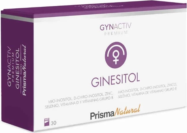 Suplement ushqimor unisex Prisma Natural Gynactiv Ginesitol, 30 bustina