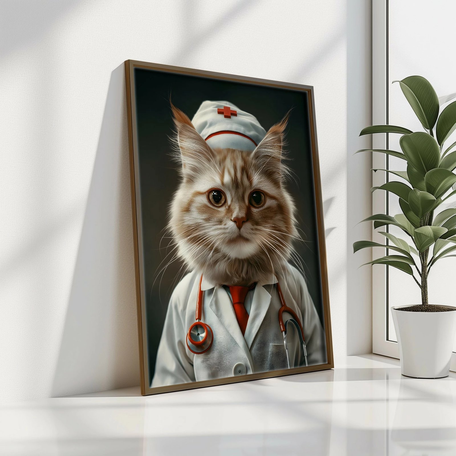 Pikturë dekorative me kornizë MDF, Wallity, GE039-L, shumëngjyrëshe, 35x47x3.5cm