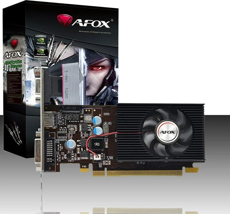 Kartë Grafike AFOX GeForce 210 1GB DDR2, Profil i Ulët, AF210-1024D2LG2-V7