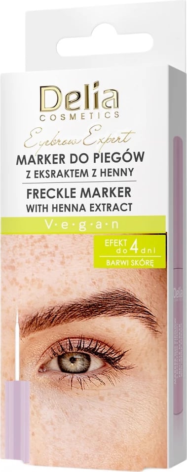 Shënues për njolla për femra Delia Eyebrow Expert Marker for Freckles me ekstrakt hene 4ml
