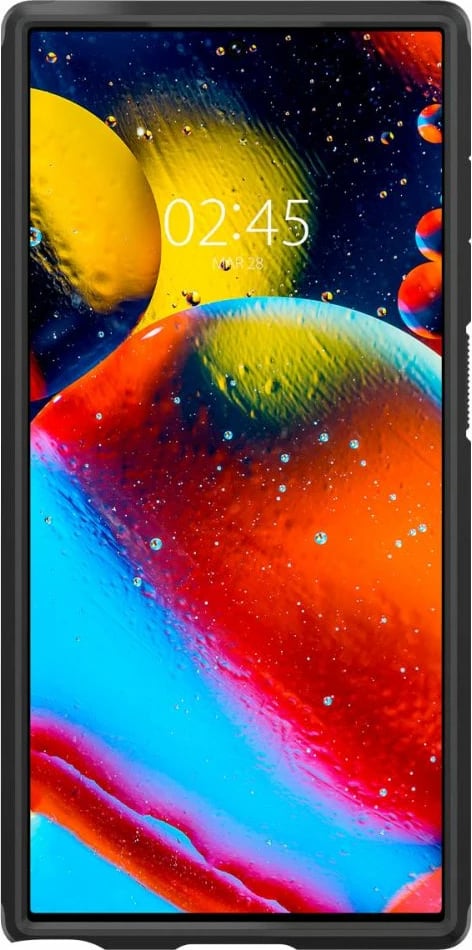 Mbështjellës Spigen Tough Armor për Samsung Galaxy S23 Ultra, i zi Mbështjellës Spigen Tough Armor për Samsung Galaxy S23 Ultra, i zi