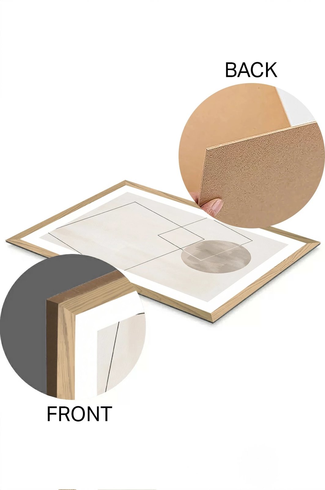 Pikturë dekorative Wallity, Tekhammdf87, shumëngjyrëshe, MDF, 33x48cm