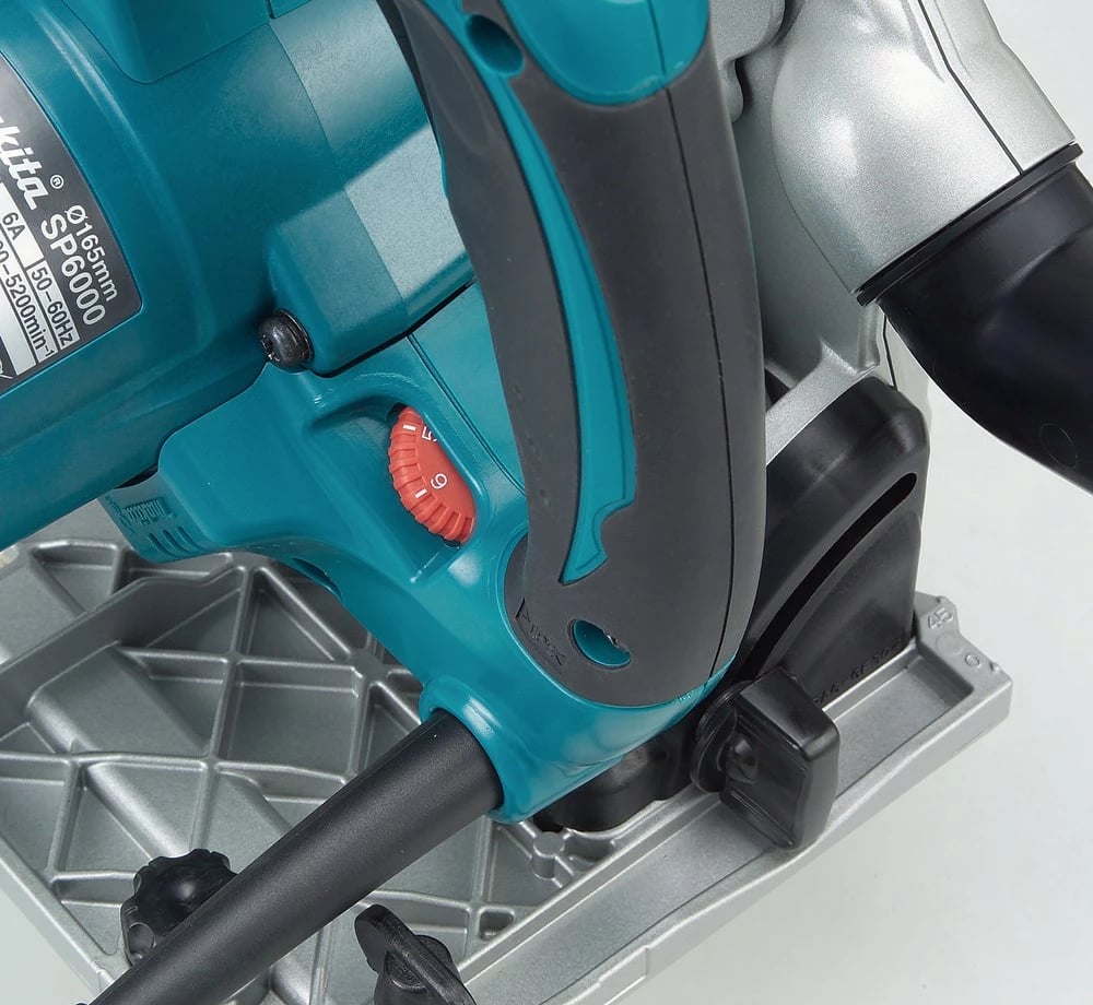Sharrë rrethore portabile Makita SP6000J, 16.5 cm, 1300 W, Zezë/Blu