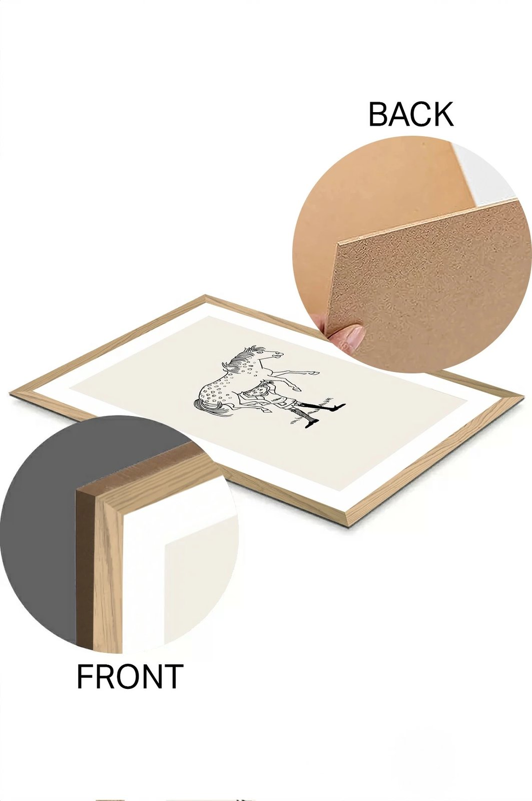 Pikturë dekorative, shumëngjyrëshe, Wallity, Tekhammdf142, 33x48cm