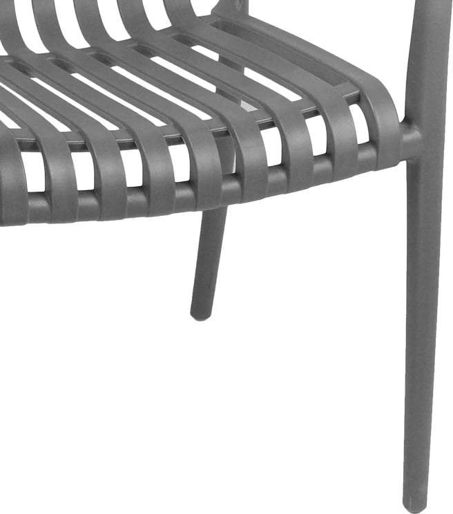 Karrige për kopsht Zoi pp ngjyrë antracit 58.5x54x80cm