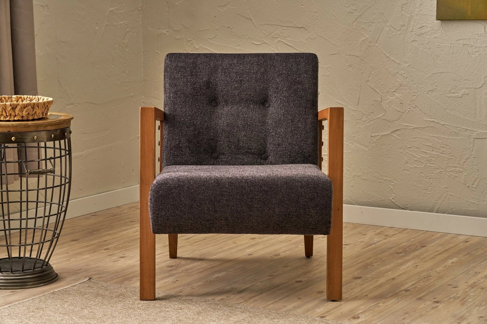 Karrige Wing Atelier del Sofa, ngjyrë antracit, Kemer