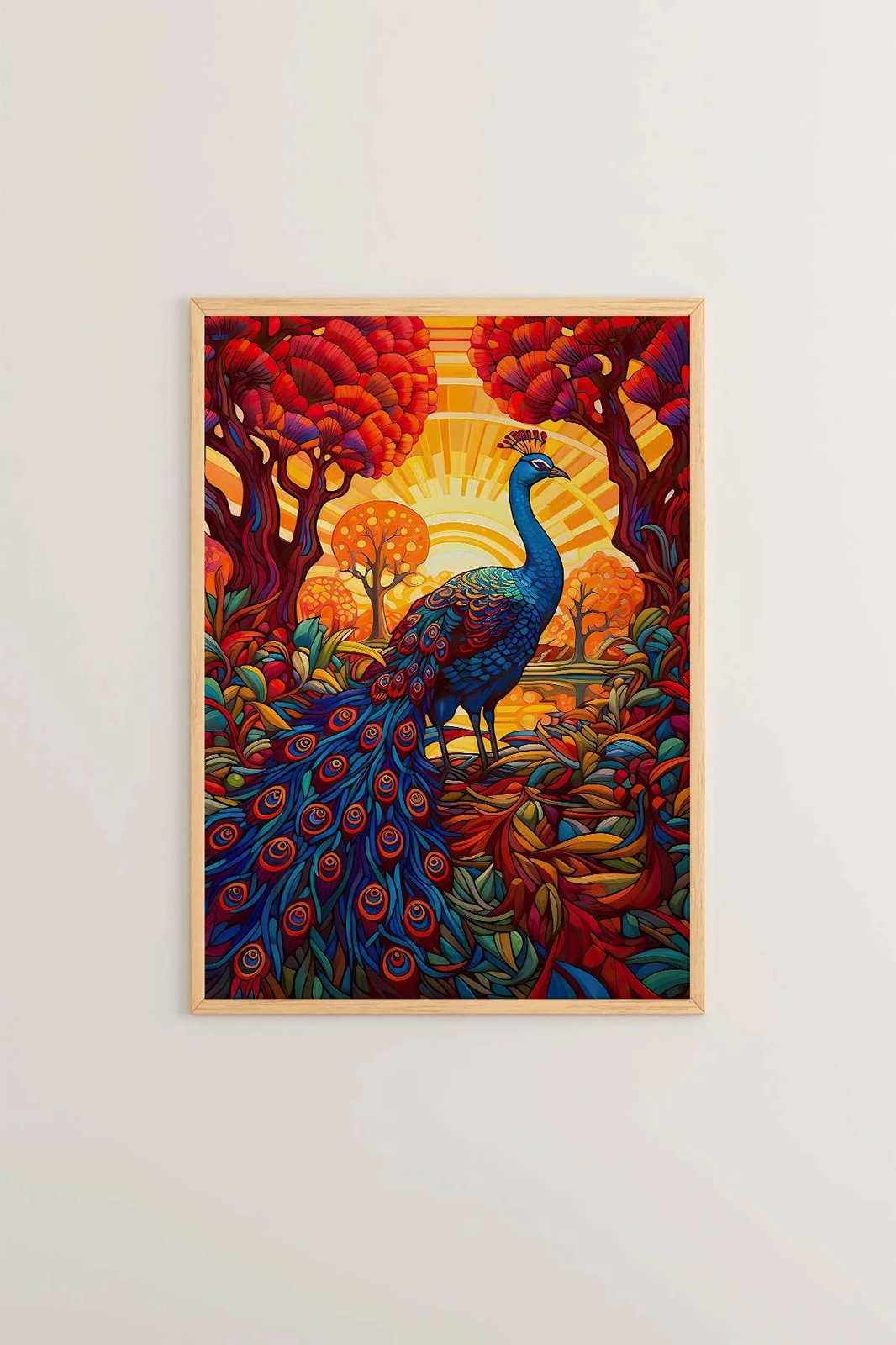 Pikturë dekorative me kornizë, Wallity, Mscartmdl10, shumëngjyrëshe, 33x48cm