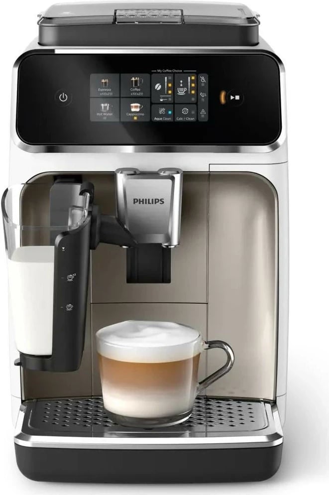 Aparat kafeje Philips 2300 EP2333/40 LatteGo, i bardhë