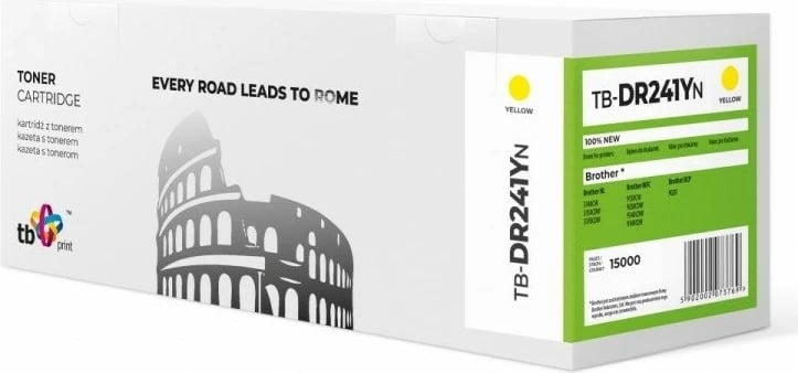 Drum printeri TB Print TB-DR241YN, për Brother, Yellow
