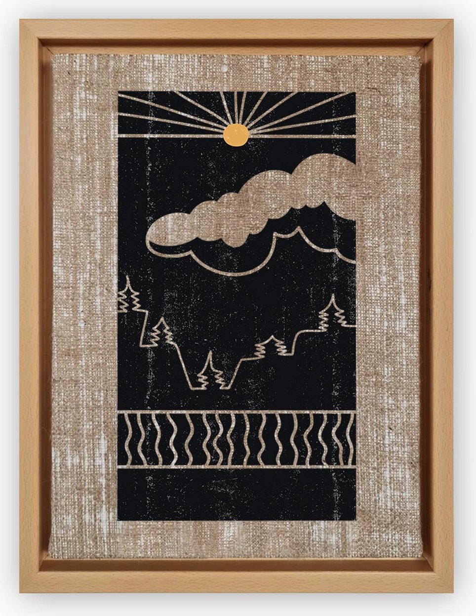 Pikturë dekorative në kanavacë, shumëngjyrëshe, Wallity LNJ218626873052 - 96136, 96x136cm