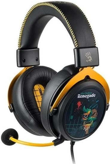 Kufje A4Tech Bloody M595, USB, 7.1 virtual, mikrofon AI-ENC, të zeza