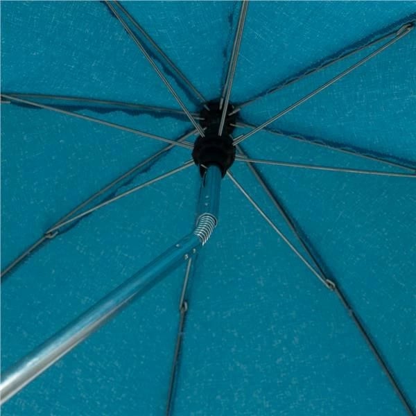 Çadër për karrocë, New Baby, universale, diametër 65 cm, lartësi 60 cm, rregullim me sustë, blu meliert