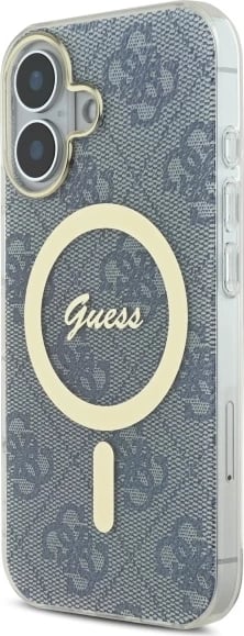 Mbështjellës Guess IML 4G MagSafe për iPhone 16, Kaltër Mbështjellës Guess IML 4G MagSafe për iPhone 16, Kaltër