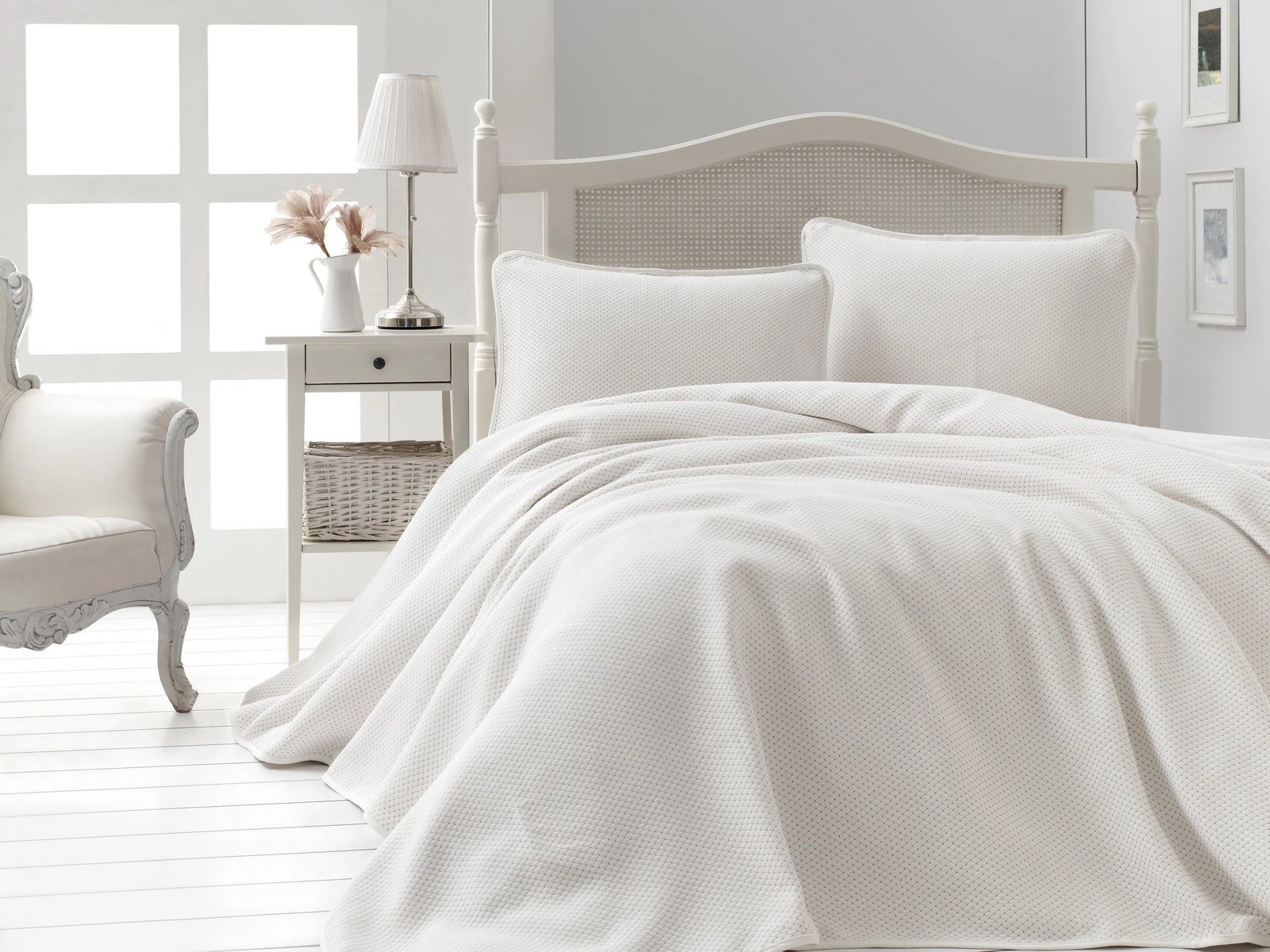 Set piké dopio Liv, i bardhë, L'essentiel