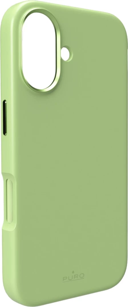 Mbështjellës Puro Icon Mag Pro për iPhone 17, MagSafe, me mbrojtje kamere, butona alumini, Gjelbër