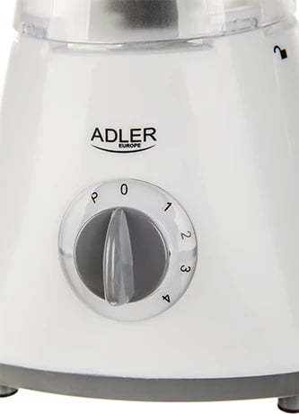 Blender, Adler, AD 4057, 1.5L, 450W, 4 shpejtësi + Pulse, plastikë, i bardhë