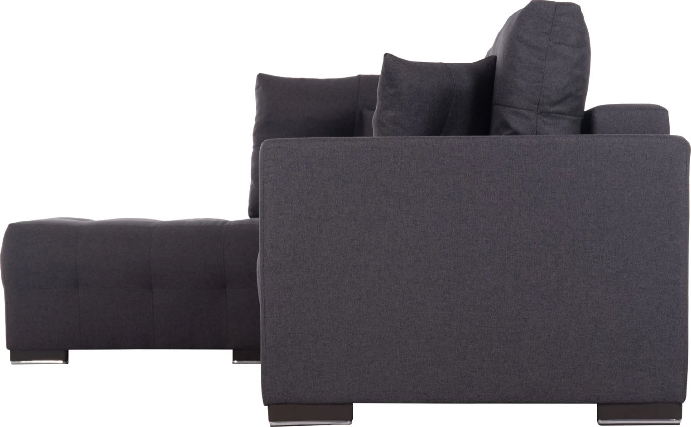 Kënd-sofë me hapësirë për magazinim, Trendston FH3302.01L, material gri, 298x177x95cm