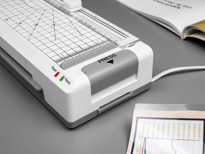 Laminator Tracer TRL-7 All-in-One WH, A4, i bardhë/gri