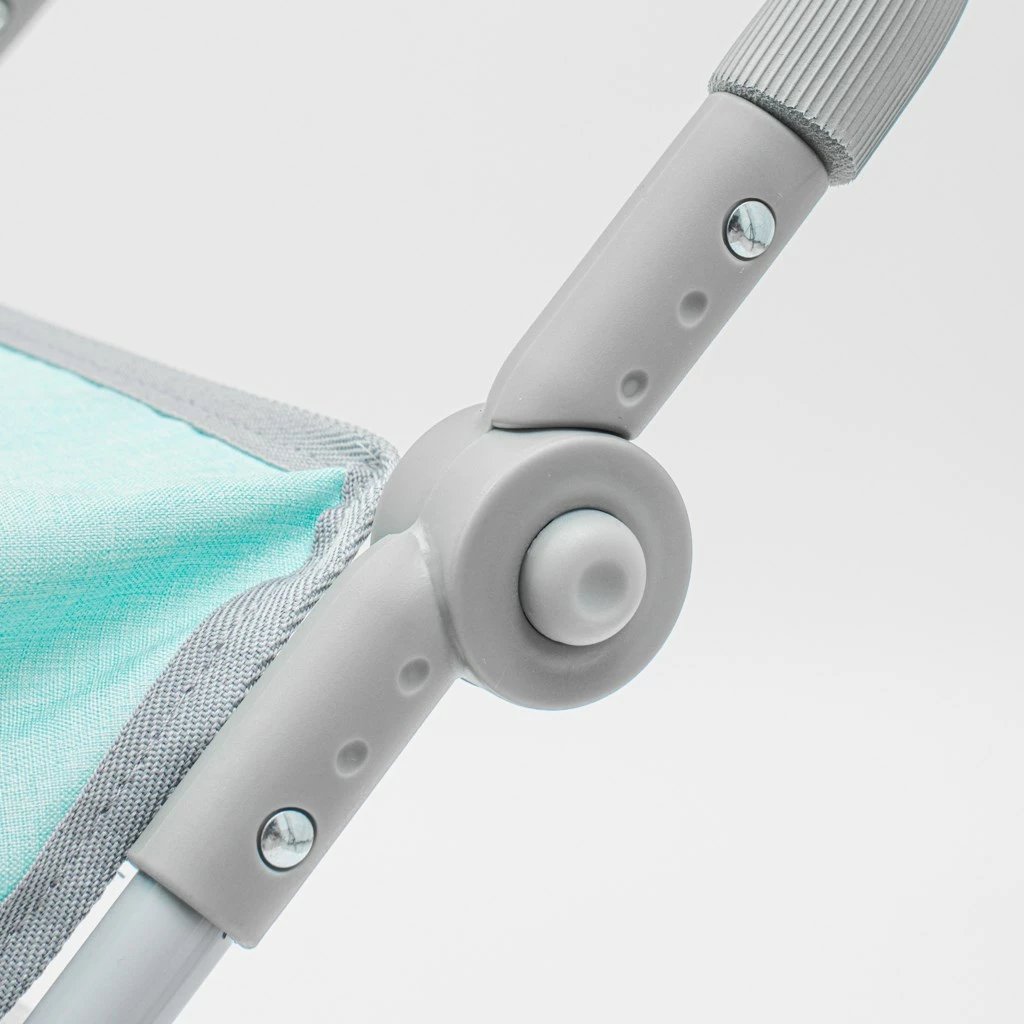 karrocë lodër për kukulla, Baby Mix, Lana, sportive, 58.5x33x61.5 cm, për 3+ vjeç, me shportë, mentë