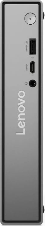 Kompjuter Lenovo ThinkCentre neo 50q Gen 5 Tiny, Intel Core 7 240H deri 5.2GHz, 32GB RAM Memorje DDR5, 1TB SSD PCIe, Windows 11 Pro, grafikë e integruar, zi/argjend, me maus dhe tastierë