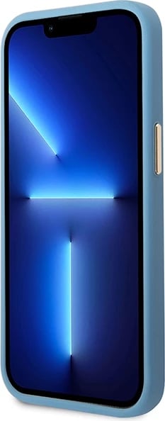 Mbështjellës Guess GUHMP14LU4GPRB për iPhone 14 Pro 6.1", MagSafe, kaltër