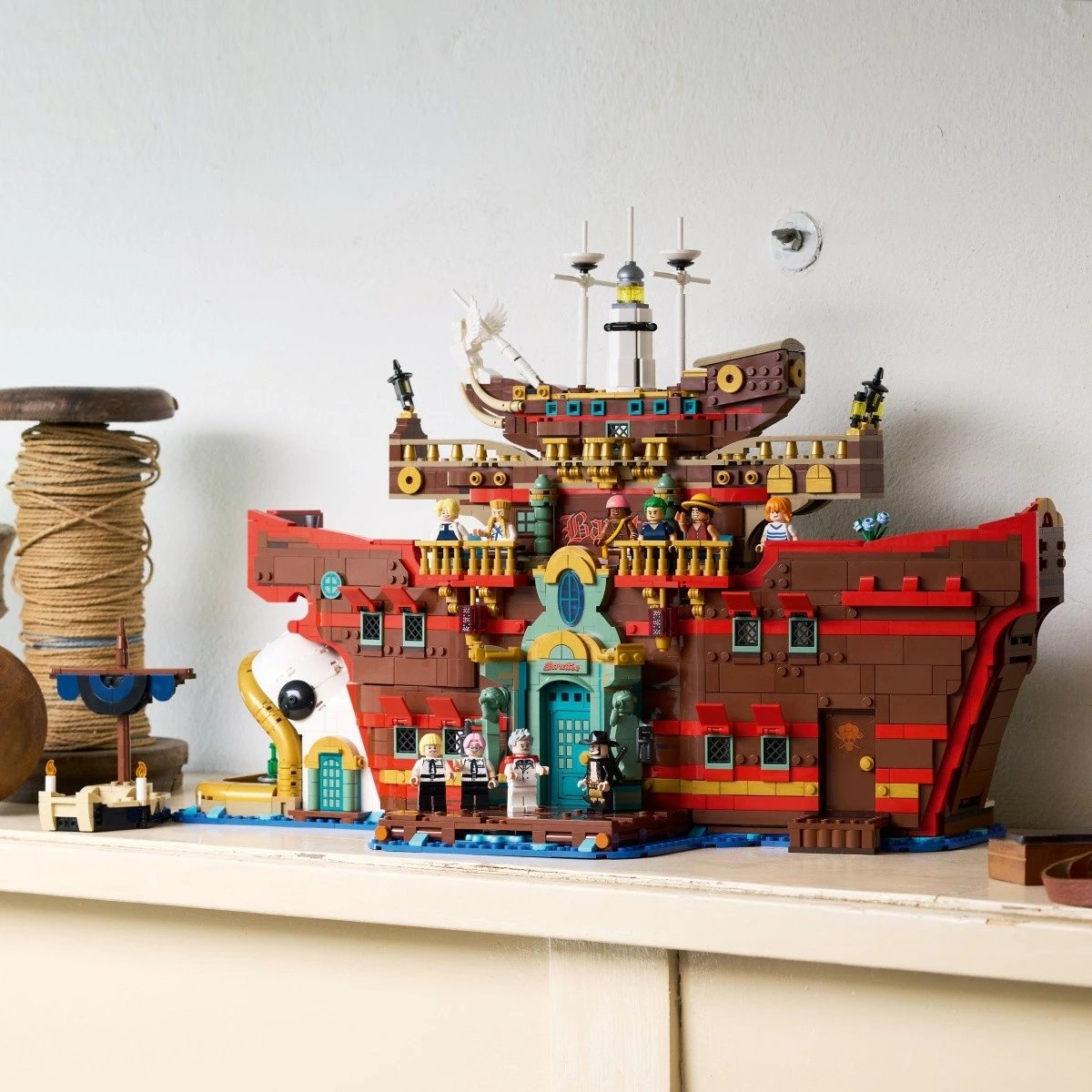 Set LEGO One Piece Floating Restaurant Baratie 75640, 3402 pjesë, për të rritur