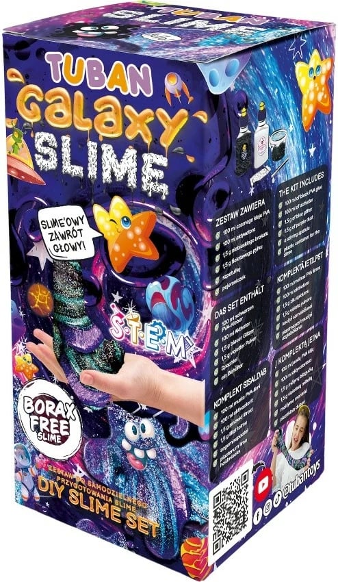 Set DIY slime TUBAN Galaxy, TU3773, shumëngjyrësh
