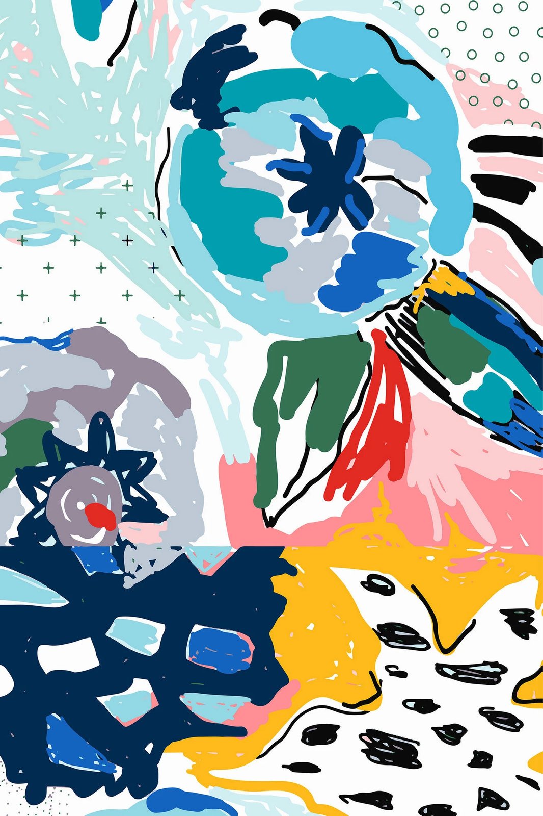 Qilim shumëngjyrësh, 60x100cm, Conceptum Hypnose, Wookece185