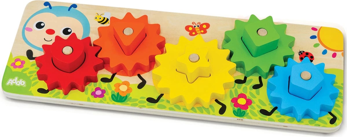 Woodlets Spinning Cogs Caterpillar Wooden Puzzle