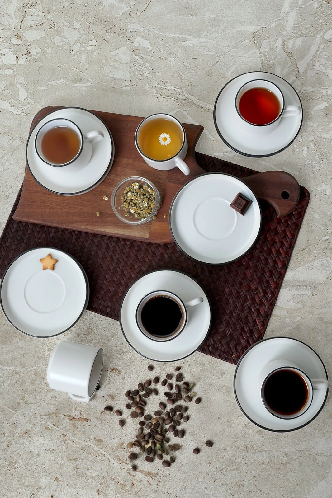 Set filxhanësh çaji (12 copë), Hermia Concept, X00019023