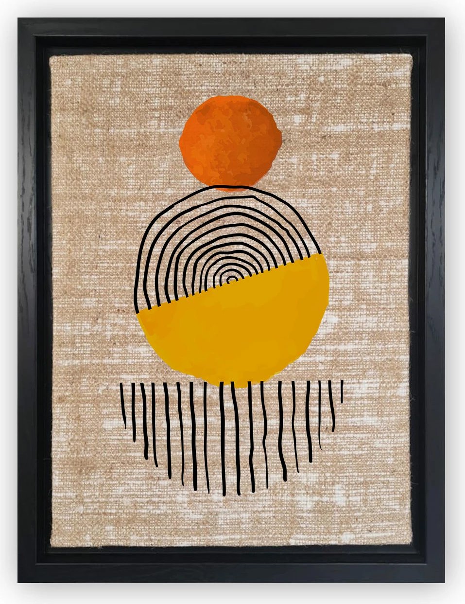 Pikturë dekorative në kanavacë, shumëngjyrëshe, Wallity LSJ319906281923, 36x46cm