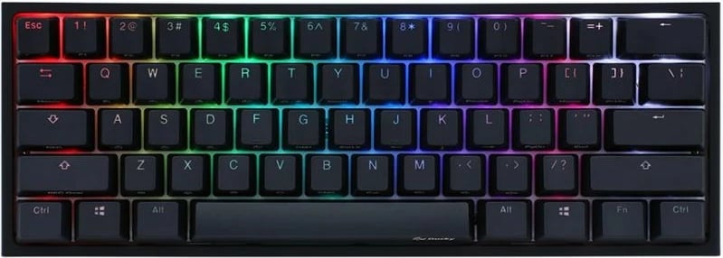 Tastierë gaming Ducky One 2 Pro Mini, e zezë