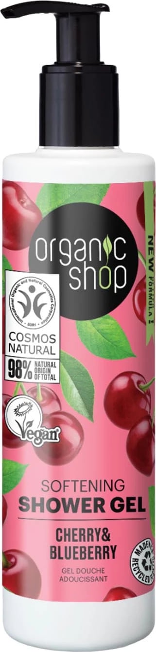 Xhel dushi Organic Shop Cherry & Blueberry unisex 280ml