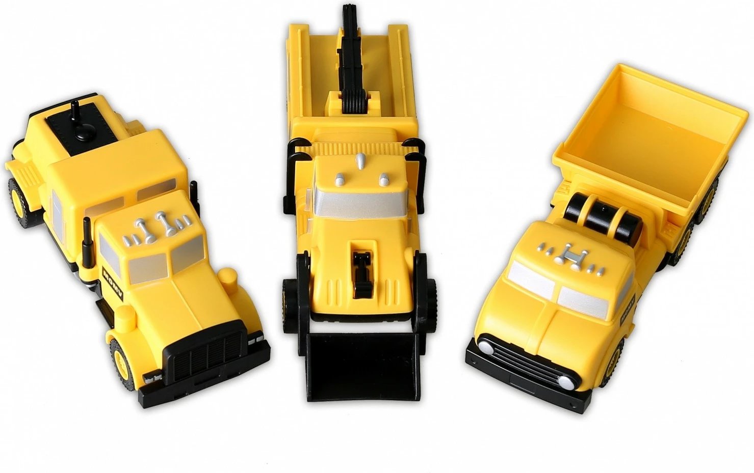 Set lodrash ndërtimi magnetike MalBlo, MALIK, 0315, 9 pjesë, e verdhë