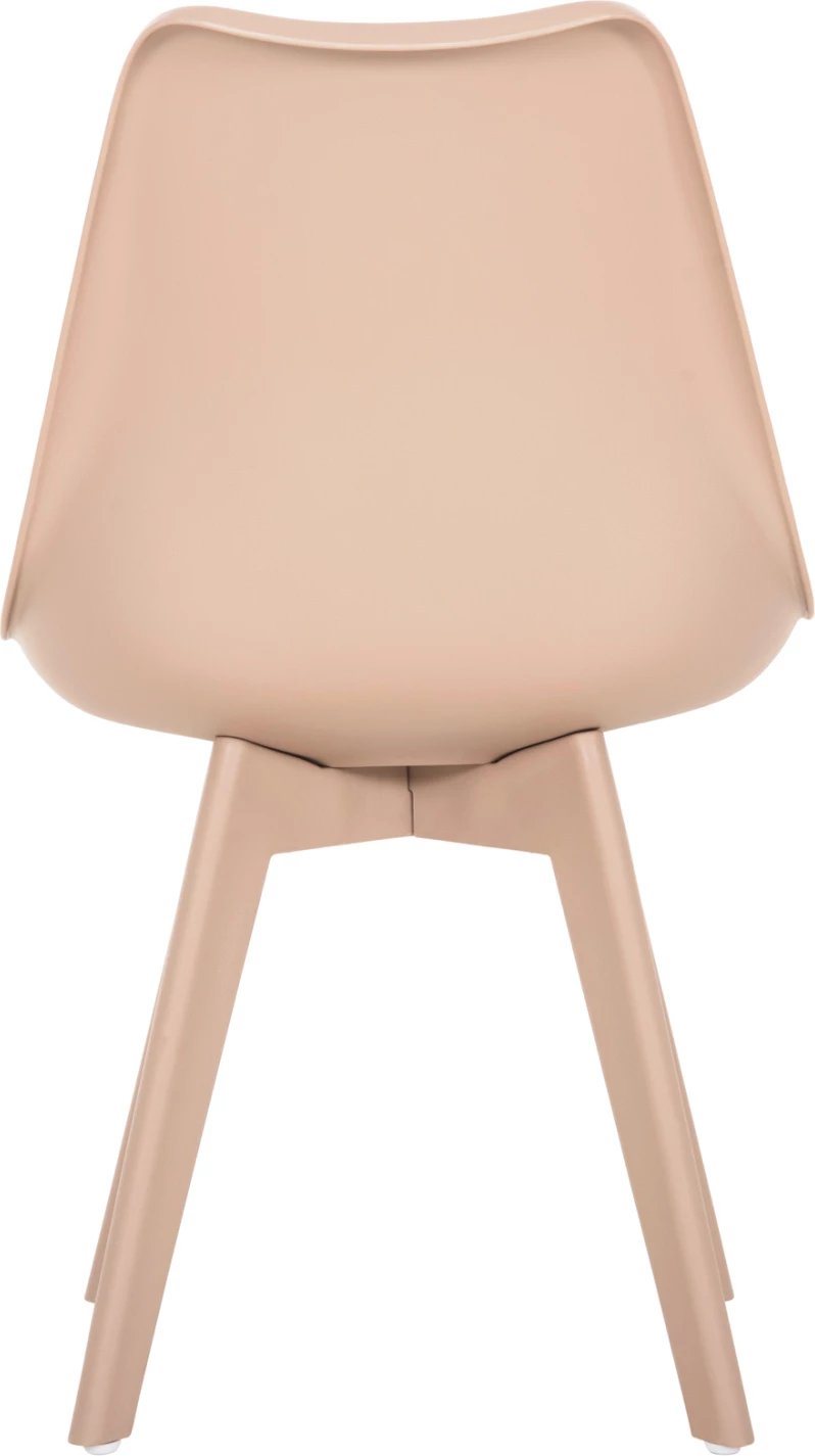 Karrige për ngrënie Vegas FH0033.45 me këmbë polipropileni dhe ndenjëse PP kapuçino 46x58x82 cm, set prej 4 copë