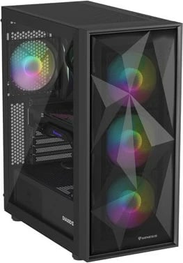 Kasë Natec Genesis Diaxid 605 ARGB, Midi Tower, e zezë Kasë Natec Genesis Diaxid 605 ARGB, Midi Tower, e zezë