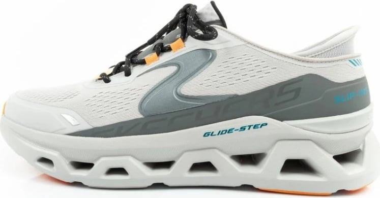 Atlete për meshkuj Skechers, të bardha/gri