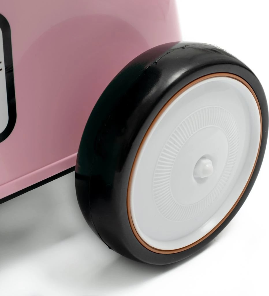 Makinë ecëse për fëmijë, Baby Mix, Retro, dizajn klasik, rozë